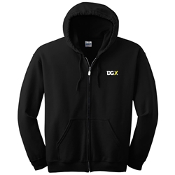 Heavy Blend Full Zip Hooded Sweatshirt - DGX Logo 
