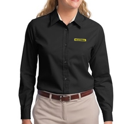 Womens Long Sleeve Easy Care Twill Extended Sizes 