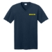 Core Cotton V-Neck Tee - DGL PROGRAM:DG294B-AQUATIC BLUE:DG294B-BL-2