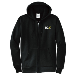 Core Fleece Full Zip Hooded Sweatshirt - DGX Logo 