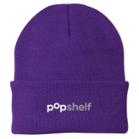 Cuffed Beanie - pOpshelf Logo 