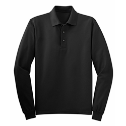 Mens Long Sleeve Polo Extended Size 