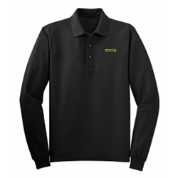 Mens Long Sleeve Blend Polo Extended Sizes 