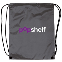 Drawstring Backpack - Charcoal