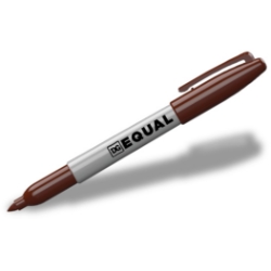 Fine Point Sharpie - EQUAL Logo 