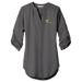 Ladies 3/4 Sleeve Tunic Blouse - WPN LOGO - DGW PROGRAM:DG15W-BLACK:DG15W-BK-2