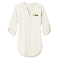 Ladies 3/4 Sleeve Tunic Blouse - WPN LOGO