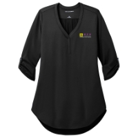 Ladies City Stretch 3/4 Sleeve Tunic - WPN LOGO
