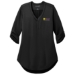 Ladies City Stretch 3/4 Sleeve Tunic - WPN LOGO - DGW PROGRAM:DG16W-BLACK:DG16W-BK-1