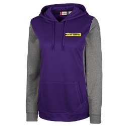 Ladies Colorblock Hooded Pullover - Box Logo 