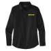 Ladies Long Sleeve React Twill  - DGL PROGRAM:DG202B-BLACK:DG202B-BK-1