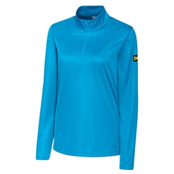 Ladies Performance 1/2 Zip - PINCHED PENNY Logo 