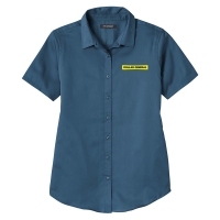 Ladies Short Sleeve React Colored Twill 