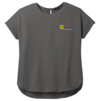 Ladies Stretch Crepe Crew - WPN LOGO