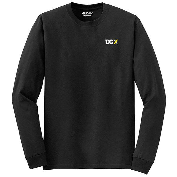 Dollar General Employee DGX LOGO > Men's Blended Long Sleeve Tee - DGX Logo