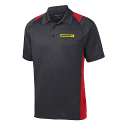 Mens Contender Colorblock Polo 