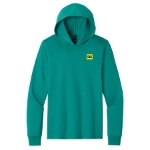 Men's Core Cotton Long Sleeve Hooded Tee - Pinched Penny Logo