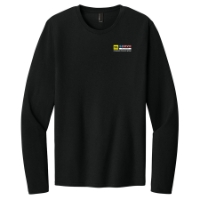 Men's Easy Cotton Long Sleeve Tee - SERVE Logo