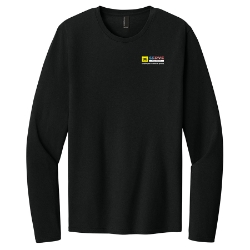 Mens Easy Cotton Long Sleeve Tee - SERVE Logo 