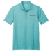 Men's Fine Blend Pique Polo - DGL PROGRAM:DG233BT-BLACK HEATHER:DG233BT-BK-1