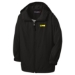 Men's Raglan Hooded Jacket - Fleet Logo - DGF PROGRAM:DG17F-BLACK:DG17F-BK-1