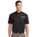 Men's Short Sleeve Easy Care Twill  - DGL PROGRAM:DG186B-BLACK:DG186B-BK-1