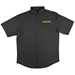 Men's Short Sleeve RipStop Fishing Shirt - DGL PROGRAM:DG128B-BLACK:DG128B-BK-2
