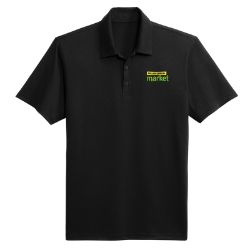 Mens Soft Lightweight Polo - Market Logo 