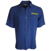 Men's Solid Camp Shirt - Box or Tonal Logo