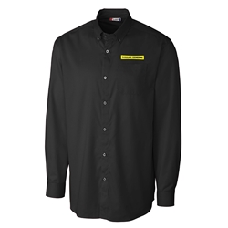 Mens Stain Resistant Long Sleeve Twill  