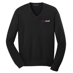 Mens V-Neck Blended Sweater - pOpshelf Logo 