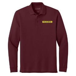 Mens Wearever Signature Pique Long Sleeve Polo  