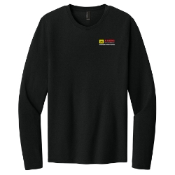 Mens Easy Cotton Long Sleeve Tee - AAERG Logo 