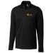 Mens Ice Pique 1/2 Zip - AAERG Logo  - DGA PROGRAM:DG38A-BLACK:DG38A-BK-2