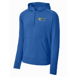 Mens Stretch 1/2 Zip Hoodie - Young Professionals Logo  