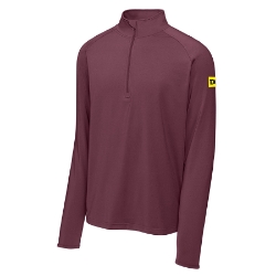 Mens Stretch 1/4 Zip Pullover - PICHED PENNY Logo 