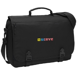 Messenger Briefcase - SERVE Logo 