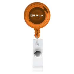 Retractable Badge Holder - HOLA Logo 