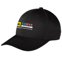Snapback Fine Twill Cap - SERVE Logo