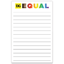Souvenir Sticky Note Pad - EQUAL Logo 