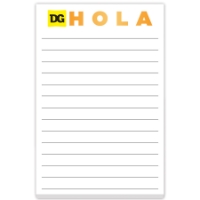 Souvenir Sticky Note Pad - HOLA Logo 