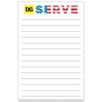 Souvenir Sticky Note Pad - SERVE Logo