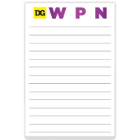 Souvenir Sticky Note Pad - WPN Logo