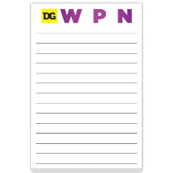Souvenir Sticky Note Pad - WPN Logo 