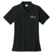 Women's Blended Polo - Market  Logo - DGL PROGRAM:DG319M-BLACK:DG319M-BK-1