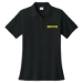 Women's Blended Polo - DGL PROGRAM:DG319B-BLACK:DG319B-BK-1