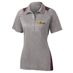 Womens Contender Colorblock Polo - EQUAL Logo 
