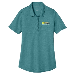 Womens Fine Blend Pique Polo - HOLA Logo 