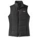 Women's Port Authority Puffy Vest - pOpshelf Logo - DGP PROGRAM:DG26P-BLACK:DG26P-BK-1