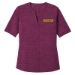 Women's Stretch Heather Open-Neck Polo - DGL PROGRAM:DG256B-GRAPHITE:DG256B-GH-1